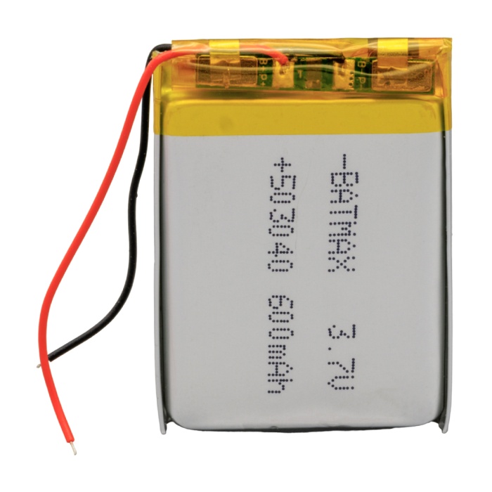 3.7V 600 MAH LİTYUM POLİMER PİLİ SOKETLİ (4434)