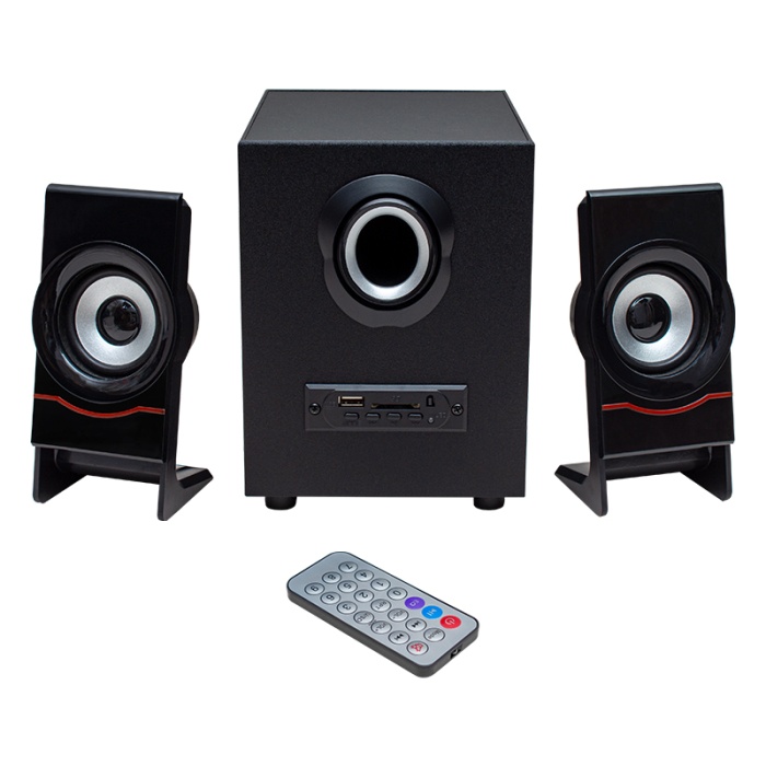 MAGICVOICE MV-4966 USB+TF CARD+FM+BT UKLI 2+1 SES SİSTEMİ (4434)