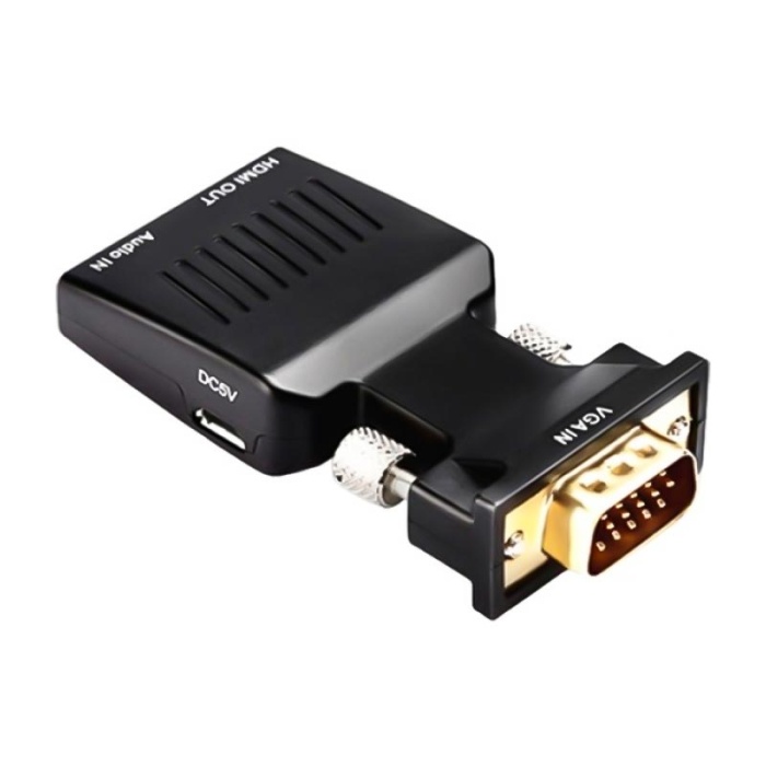 AUDIO ÇIKIŞLI VGA TO HDMI ÇEVİRİCİ ADAPTÖR 1080HD (4434)