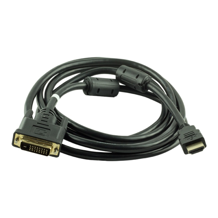 HDMI DVI KABLO 1.5 METRE  * NARİTA DVI 24+1 MALE TO HDMI 19P MALE (4434)