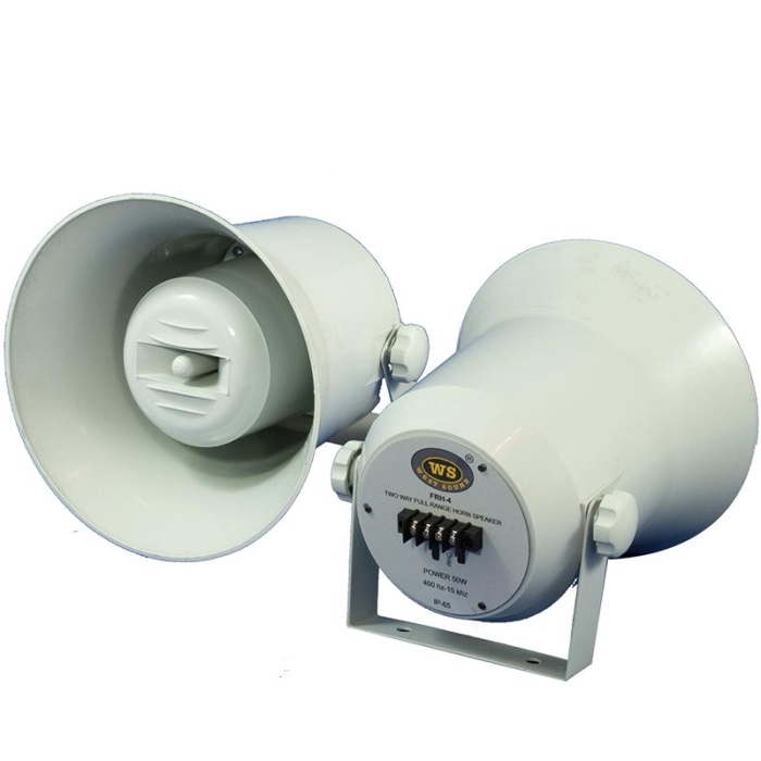 WESTSOUND FRH-4 10 CM 40 WATT IP 65 PLASTİK HORN HOPARLÖR  TRAFOSUZ (4434)