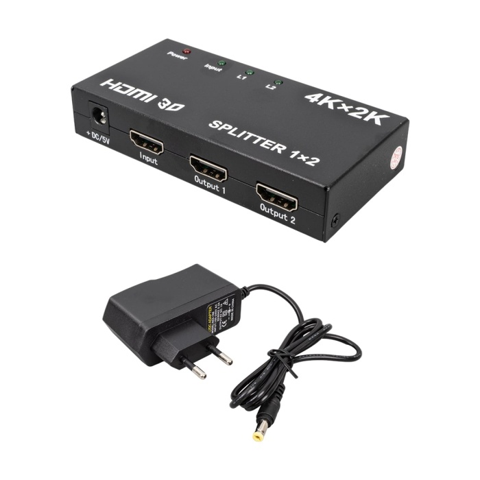 FULLY G-538F 2 PORT HDMI SPLITTER DAĞITICI (4434)