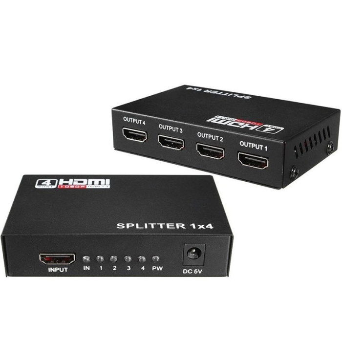 FULLY G-538G 1.4V 1080P 4 PORT HDMI SPLITTER DAĞITICI (4434)