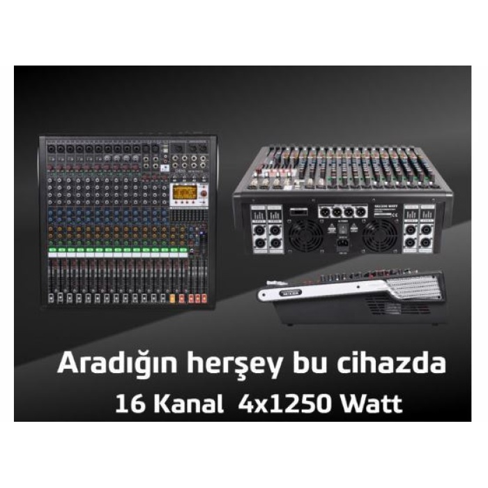 DDS DPX-PRO16 4X1250 WATT 16 KANAL POWER MIXER (4434)