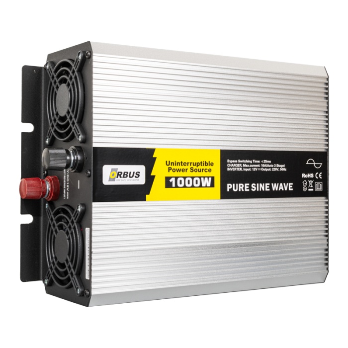 ORBUS TSI1000W 12 VOLT 1000 WATT TAM SİNÜS ŞARJLI INVERTER (4434)