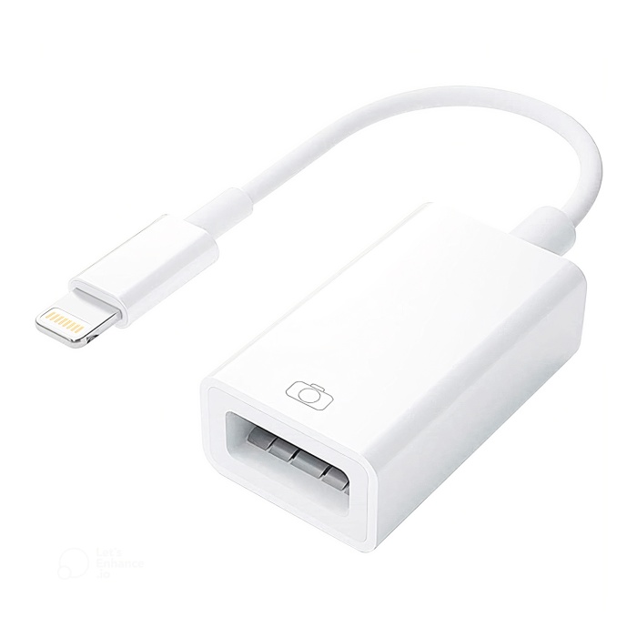 IPAD IPHONE LIGHTNING OTG ADAPTÖR (FLASH BELLEK MOUSE KLAVYE BAĞLAMAK İÇİN) (4434)