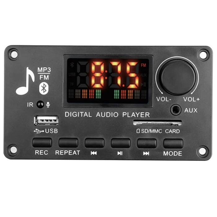 MAGICVOICE G022 USB/SD/AUX/BLUETOOTH/UKLI/2*40W ANFİ ÇIKIŞLI-LCD EKRAN OTO TEYP ÇEVİRİCİ DİJİTAL PLAYER (4434)