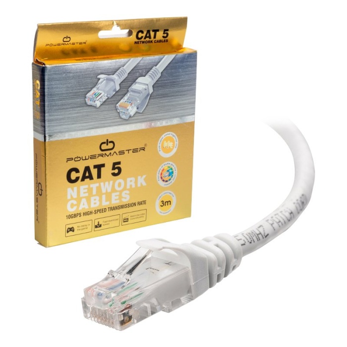 KABLO.CAT5 3 METRE GRİ  KUTULU (4434)