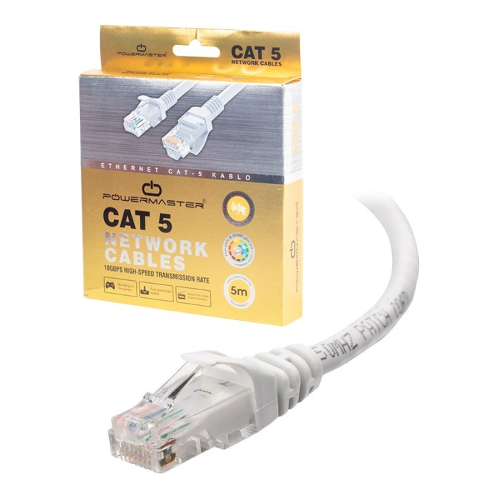 KABLO.CAT5 5 METRE GRİ  KUTULU (4434)