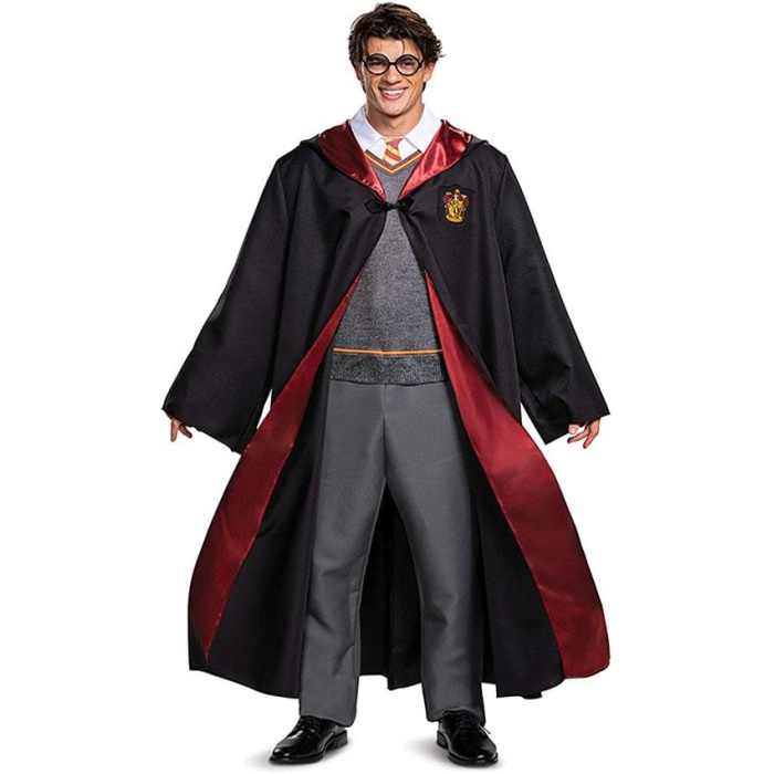 Harry Potter Gryffindor Cübbe Çocuk Boy - Harry Potter Kostümü 11-12 Yaş (4434)