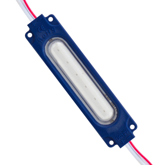 12 VOLT 2 WATT MAVİ MODÜL LED 68X16 MM (4434)