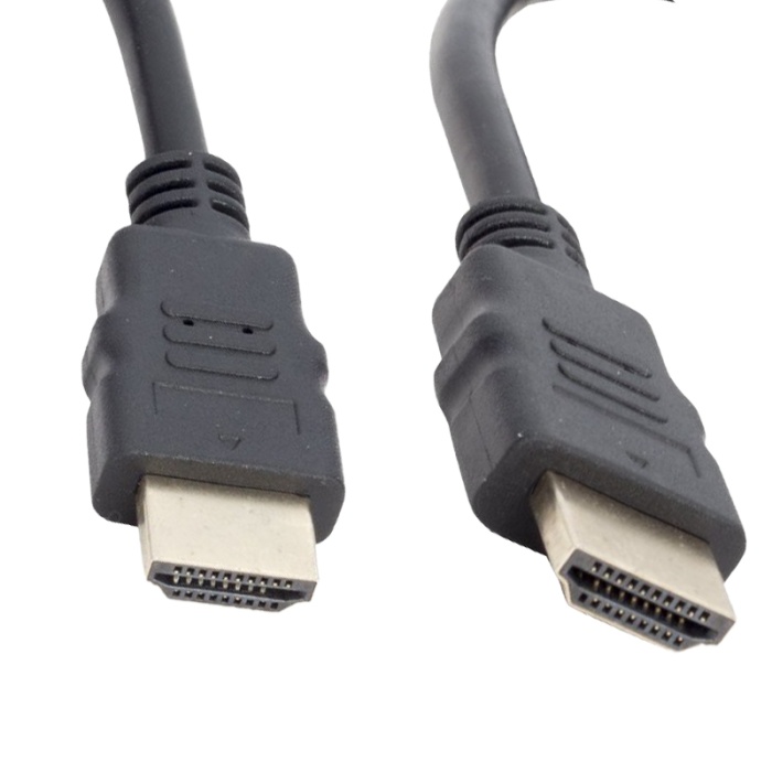 HDMI KABLO DÜZ SİYAH PLASTİK 30 CM (4434)