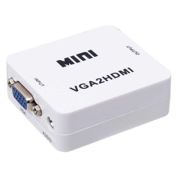 VGA TO HDMI SES ÇIKIŞLI MİNİ MODEL DÖNÜŞTÜRÜCÜ (4434)