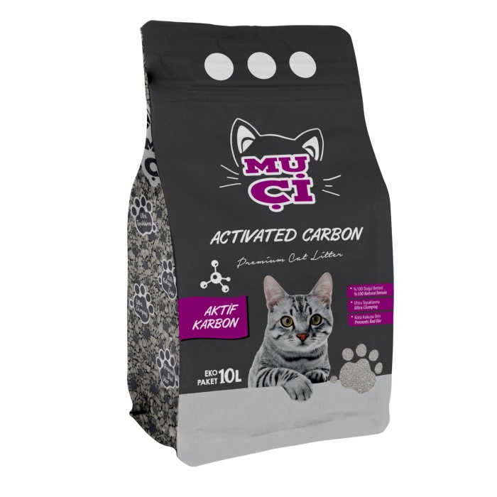 Premium Kedi Kumu Aktif Karbon 10 LT