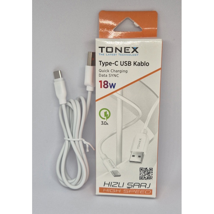 TONEX 18w Typc USB Kablo 3.0A