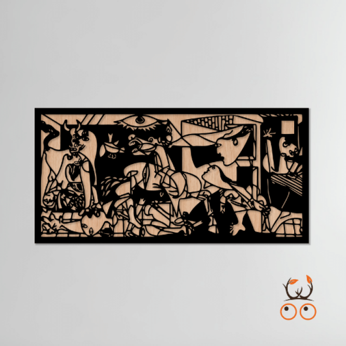 Picasso Guernica Ahşap Tablo - Woolight