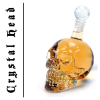 1000 Ml Crystal Head Kuru Kafa İçki Şişesi