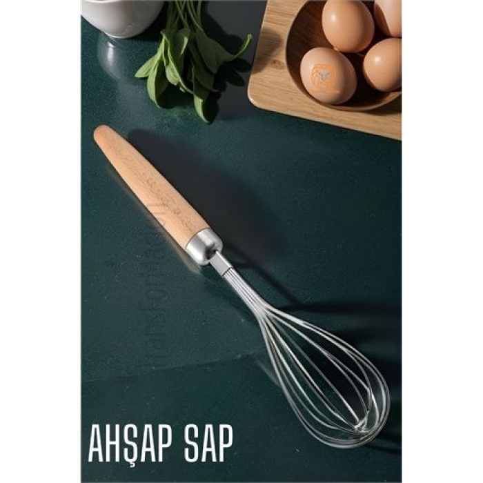 Turk Ahşap Sap Çırpma Teli 10 Tel 26 cm Cintura Design