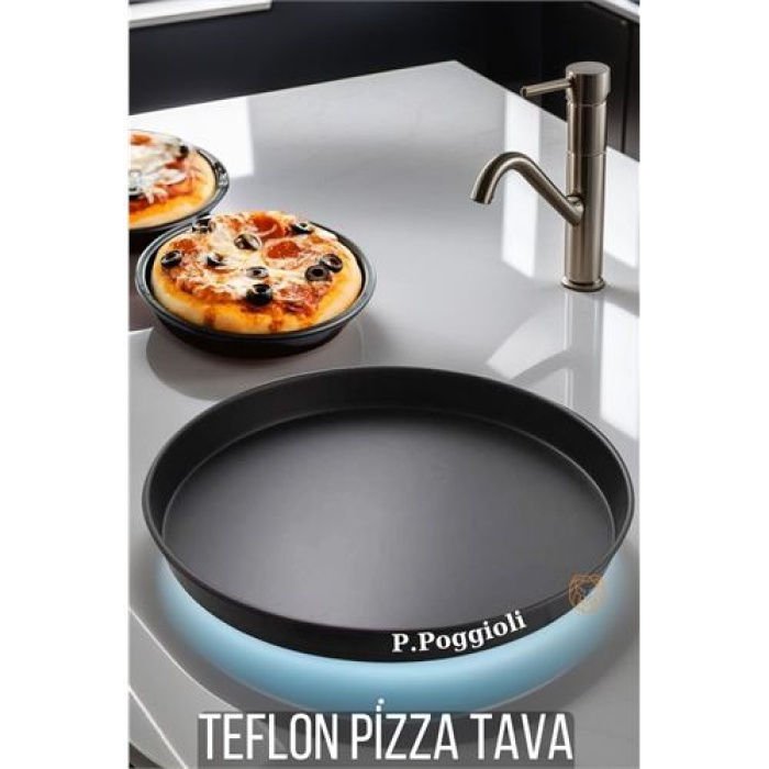 Turk Pizza Tavası Teflon P.Poggioli Design