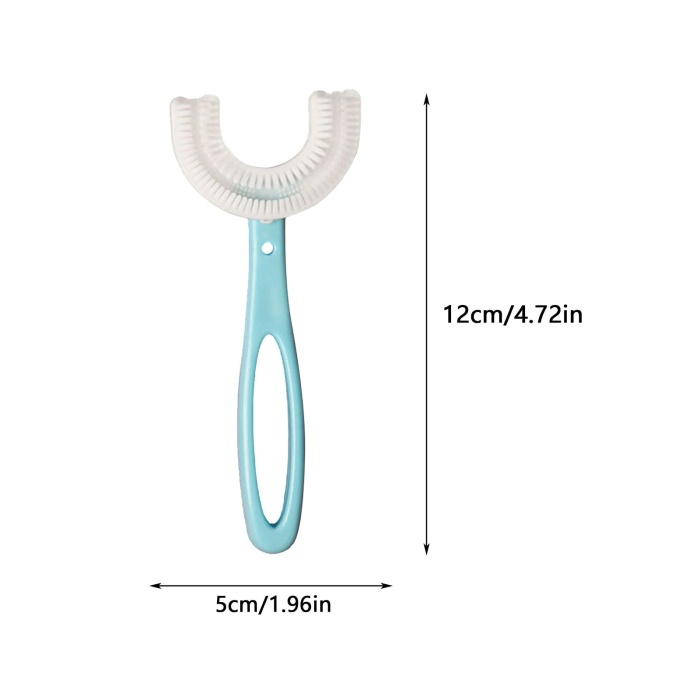 Silikon Çocuk Diş Fırçası Tartar Temizleyici (2-12 Yaş) (4767)