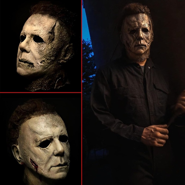 Michael Myers Lateks Maske - Michael Myers Et Maske Kafaya Tam Geçmeli (4767)