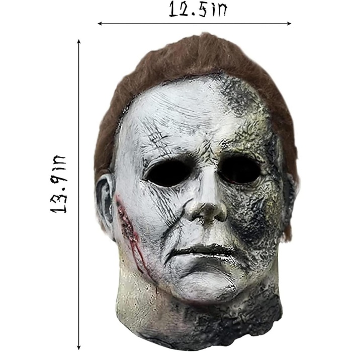 Michael Myers Lateks Maske - Michael Myers Et Maske Kafaya Tam Geçmeli (4767)