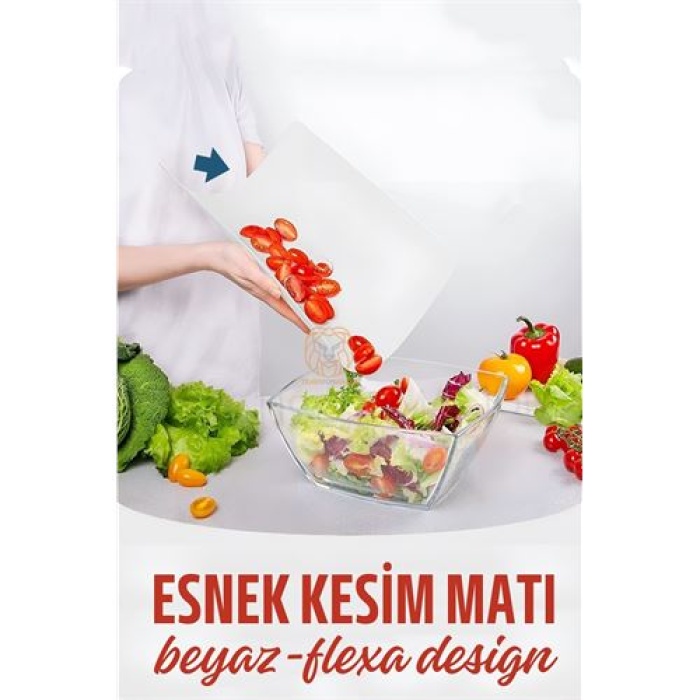 Turk Esnek Plastik Kesim Matı Flexa Design Beyaz