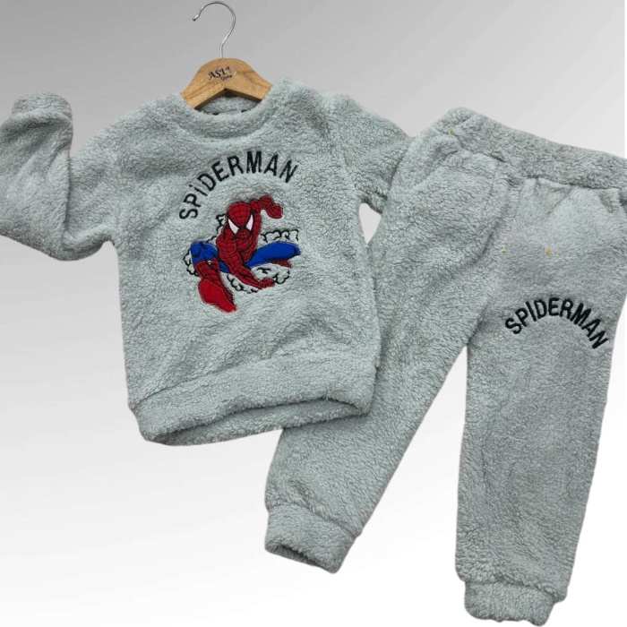 Spider Man Baskılı Peluş Takım