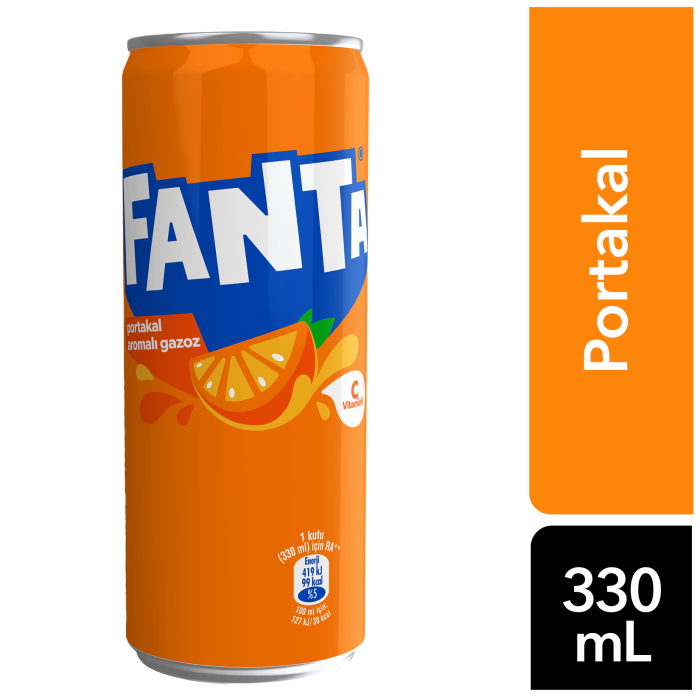 Fanta Portakal Aromalı Kutu 330 ML