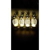 Hediyelik Led Ananas Metal 3 Adet (Lisinya)