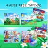 4 Set - 96 Parça  Origami ve Müzik 5+ Keçe Yapboz - 5 Yaş Puzzle