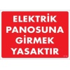 Elektrik Panosu Levhası 25x35 KOD:1118