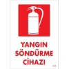 Yangın Söndürme Cihazı Uyarı Levhası 25x35 KOD:868