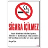 Sigara İçilmez Uyarı Levhası 25x35 KOD:866