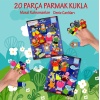 2 Set - 20 Parça  Masal Kahramanları ve Deniz Canlıları Parmak Kukla