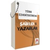 Türk Edebiyatında Şairler ve Yazarlar Kartları  (4022)