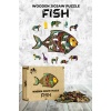 Ahşap Puzzle - Fish (182 parça)  (4022)