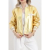 Varak Bomber Ceket Gold