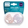 Philips Avent Ultra Soft Yumuşak 2li Emzik 0-6 Ay - Kız SCF091/09