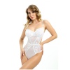 Beyaz Dantelli Bodysuit