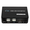 4K HDMI USB KVM SWITCH 2X1 (4767) - Lisinya