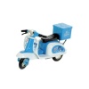 Çek Bırak Metal Vespa Motor 12 Cm - FY361A-12D - Mavi (Lisinya)