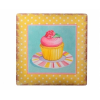 Decotown Duvar Panosu 40*40 Cup Cake Muffin Motifli Duvar Süsü ( Lisinya )