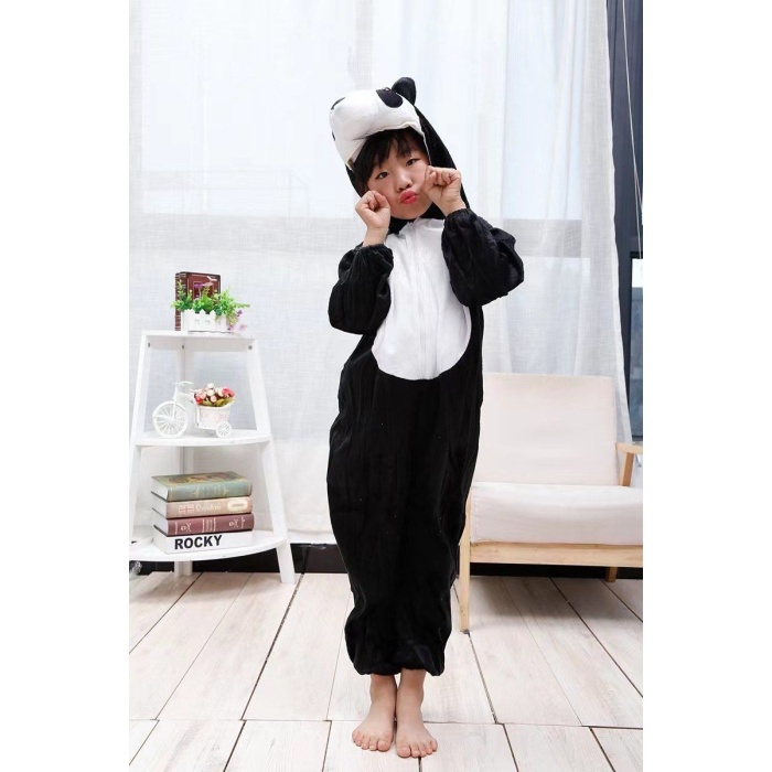 Çocuk Panda Kostümü 6-7 Yaş 120 cm