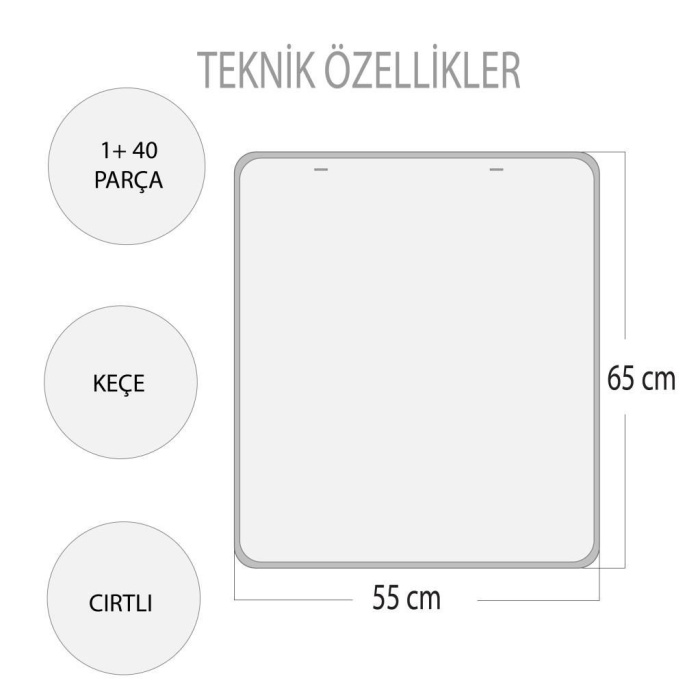 İngilizce Parça-Bütün Meyveler Eşleştirme Oyunu Keçe Cırtlı Duvar Panosu , Eğitici Oyuncak