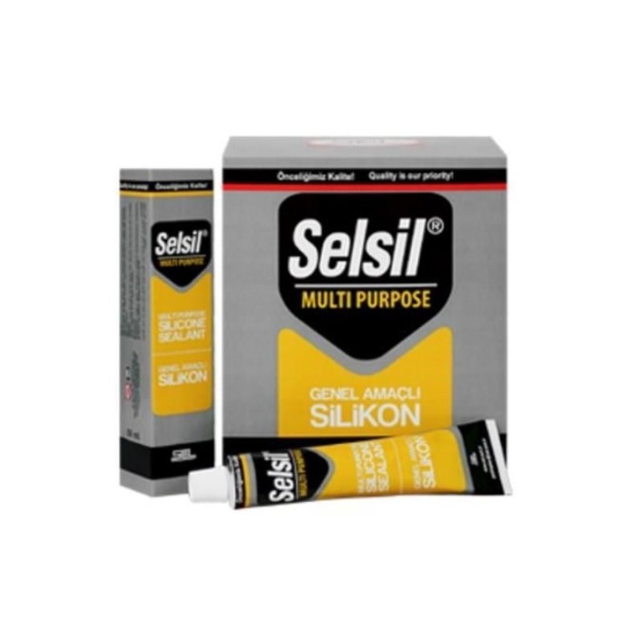 Selsil Genel Amaçlı Tüp Silikon 50 ml Beyaz