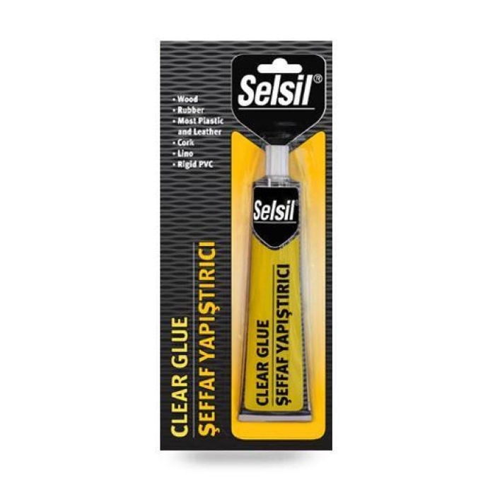 Selsil Clear Glue Şeffaf Yapıştırıcı 70 Gr