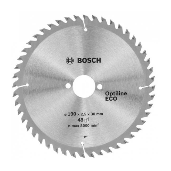 Bosch Optine Eco Daire Testere Bıçağı 190x30 mm 48 Diş 2 608 641 790