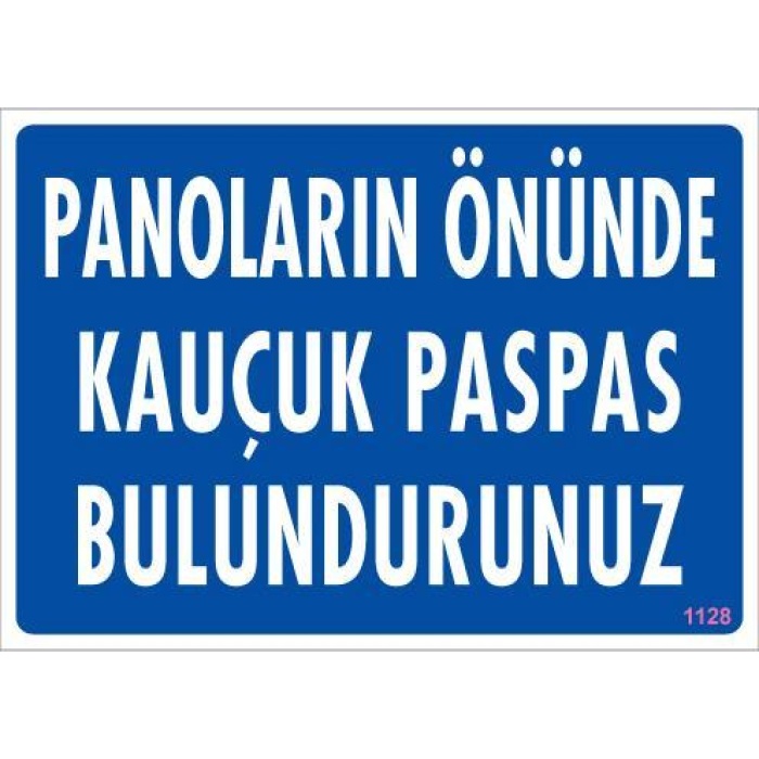 Elektrik Panosu Levhası 25x35 KOD:1128