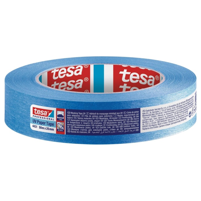 Tesa 4431 Dış Mekan Bandı Mavi 25 mm 50 Metre